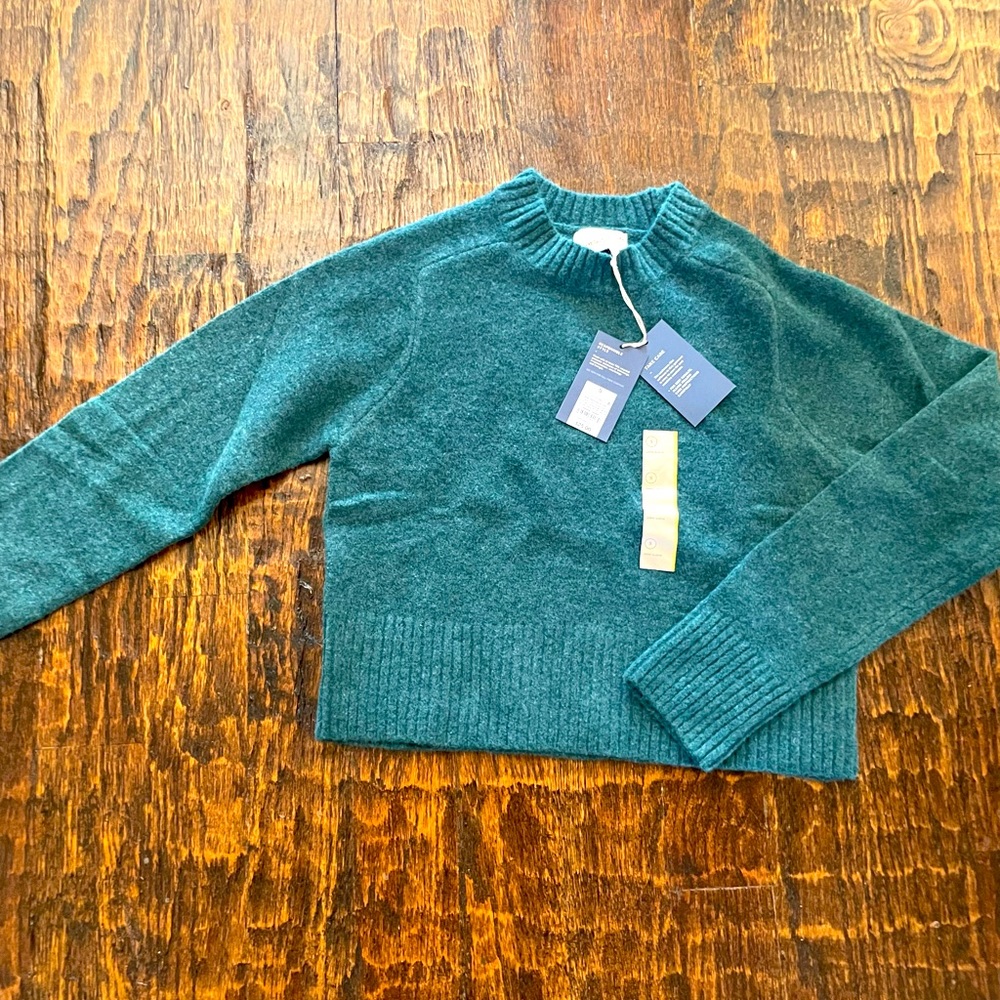 Green Target Sweater
